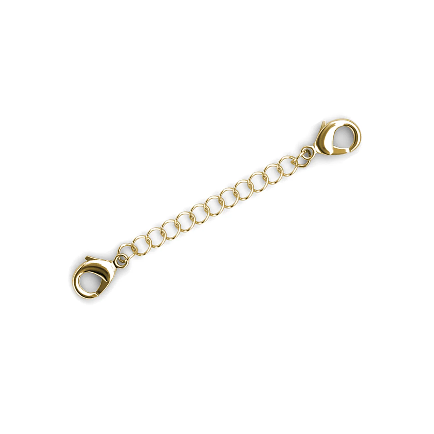 18k White Gold Plated Necklace Extenders - Image 16