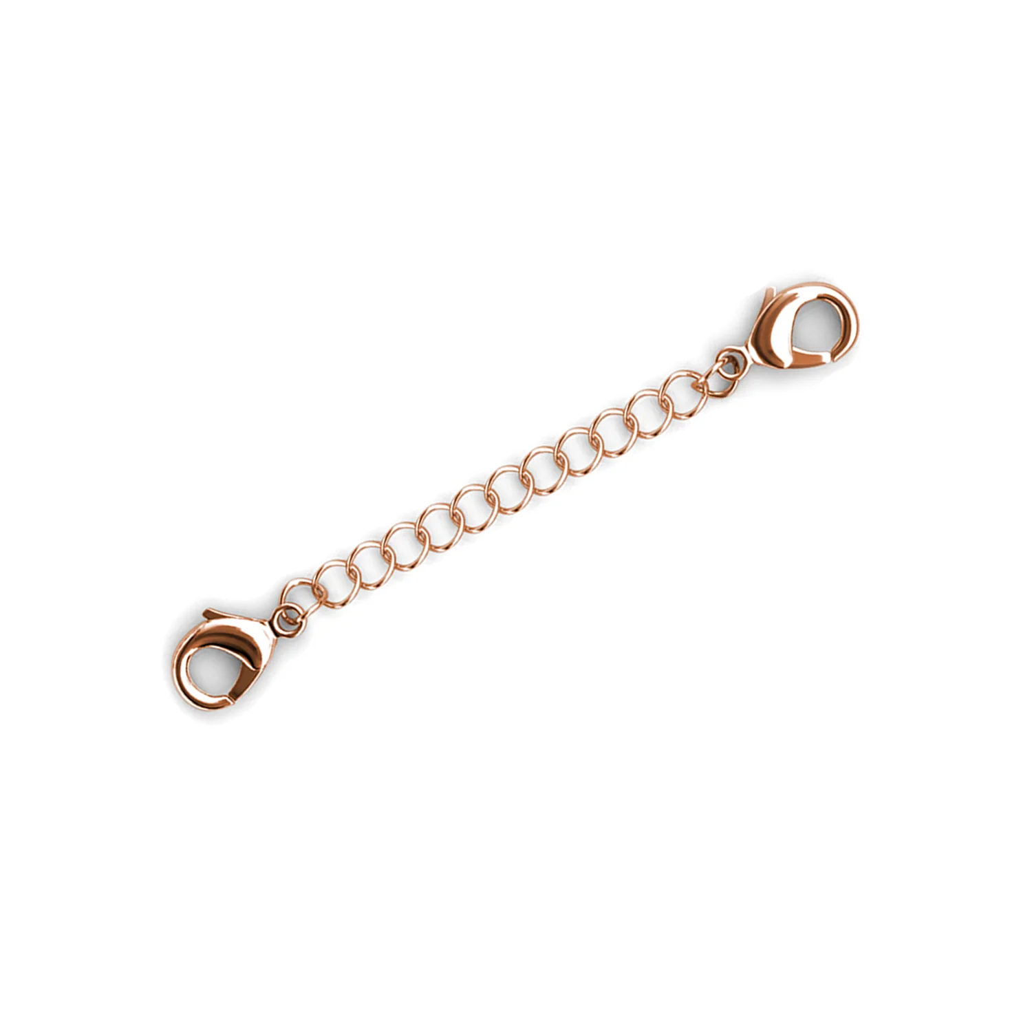 18k White Gold Plated Necklace Extenders - Image 21