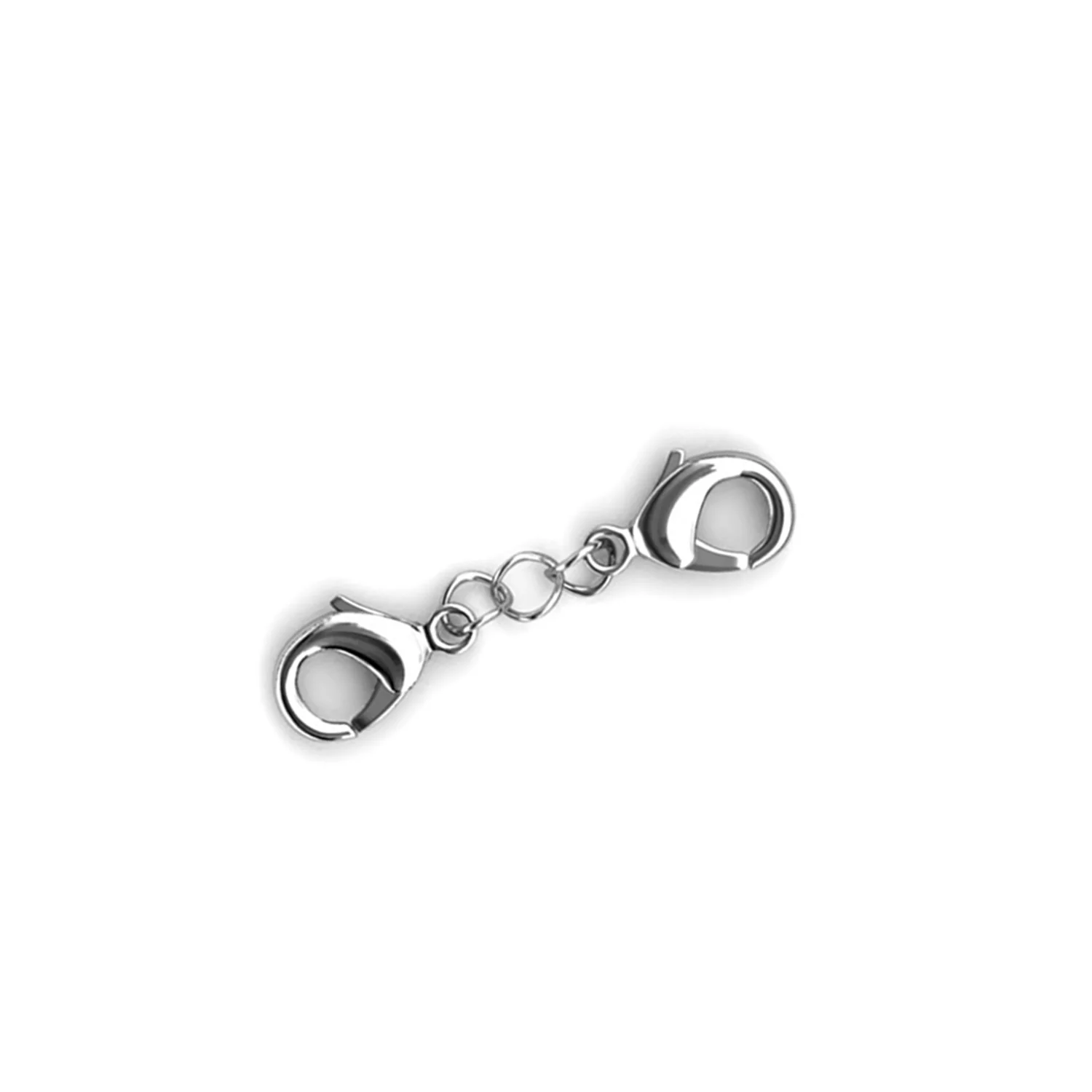 18k White Gold Plated Necklace Extenders - Image 7
