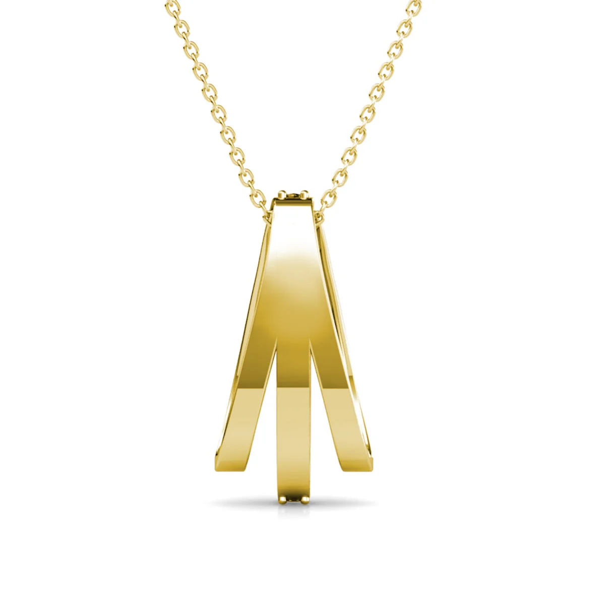 Bella 18k White Gold Plated Necklace with Swarovski Crystals - Image 13