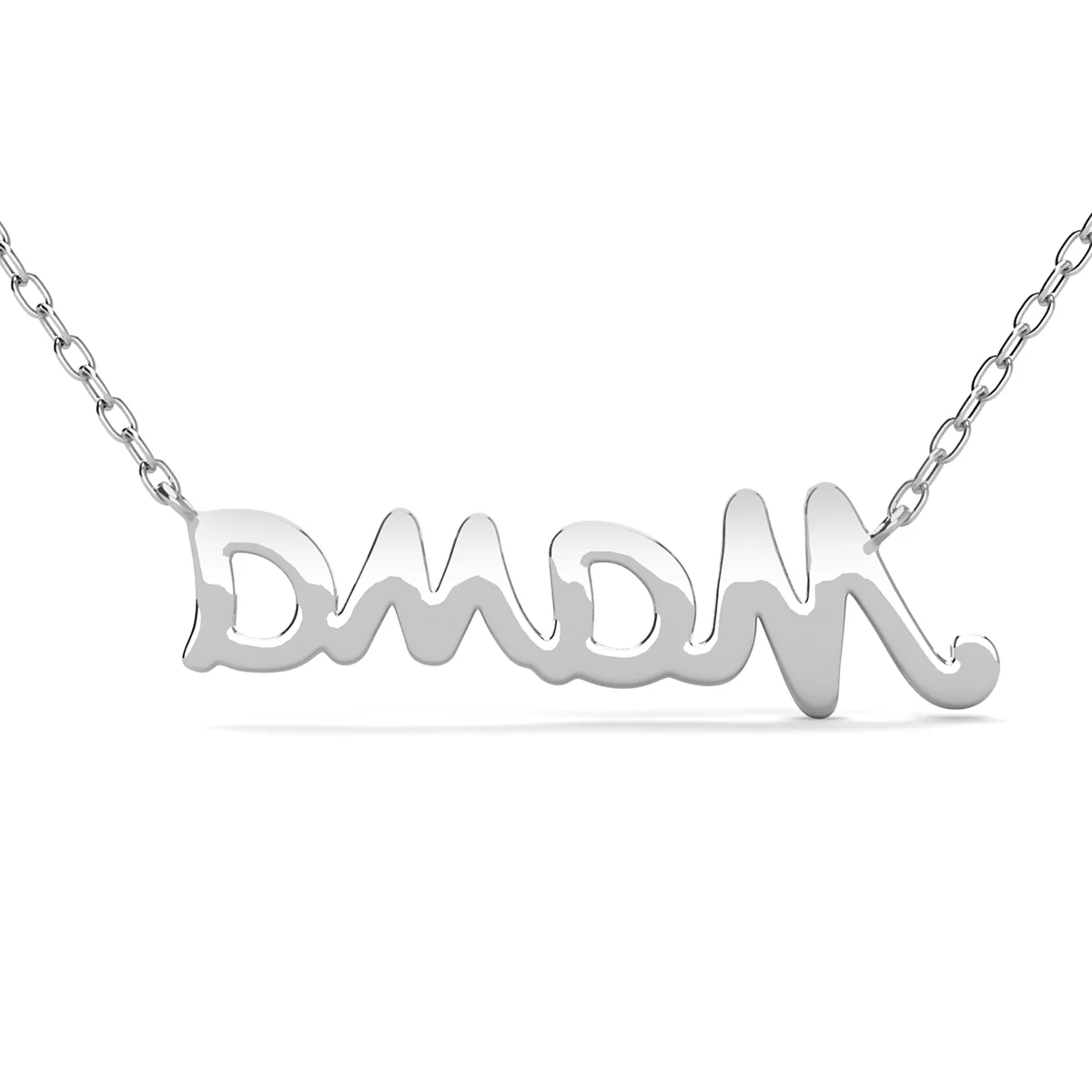 Dorothy 18k White Gold Plated Mama Necklace with Swarovski Crystals - Image 9