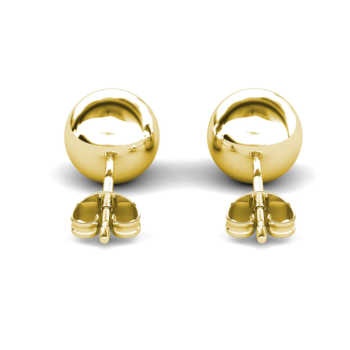Harper 18k White Gold Plated Ball Stud Earrings - Image 16