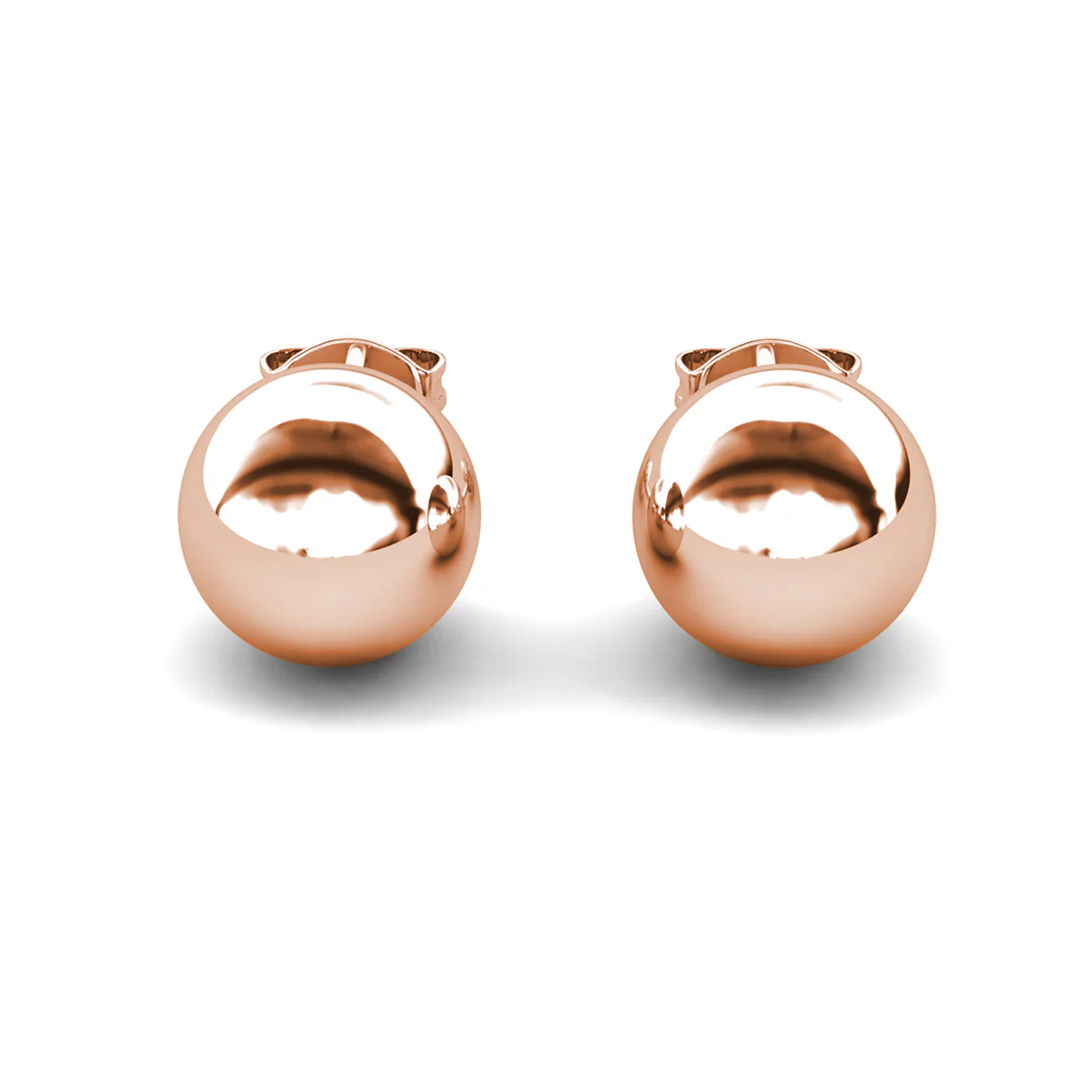 Harper 18k White Gold Plated Ball Stud Earrings - Image 19