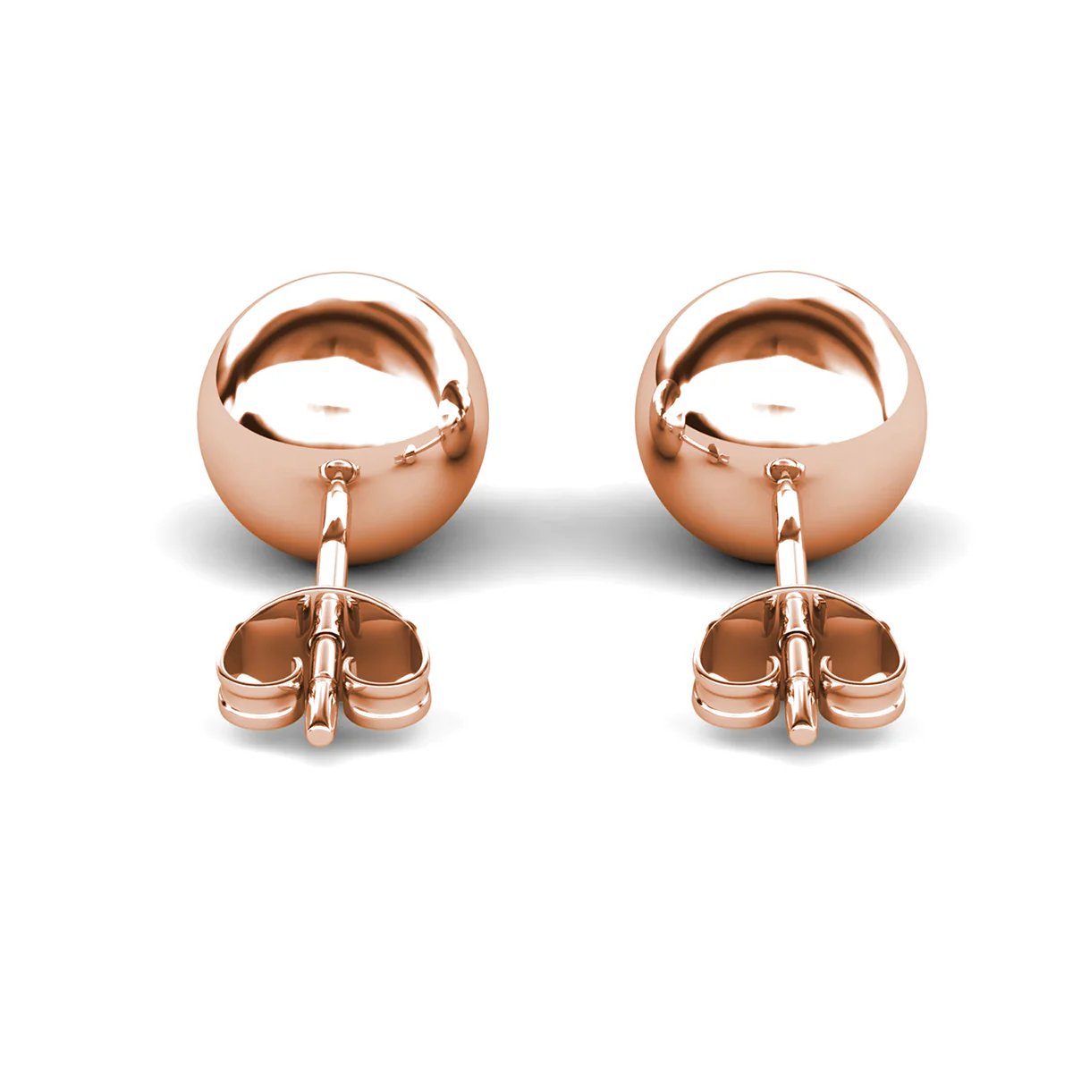 Harper 18k White Gold Plated Ball Stud Earrings - Image 21
