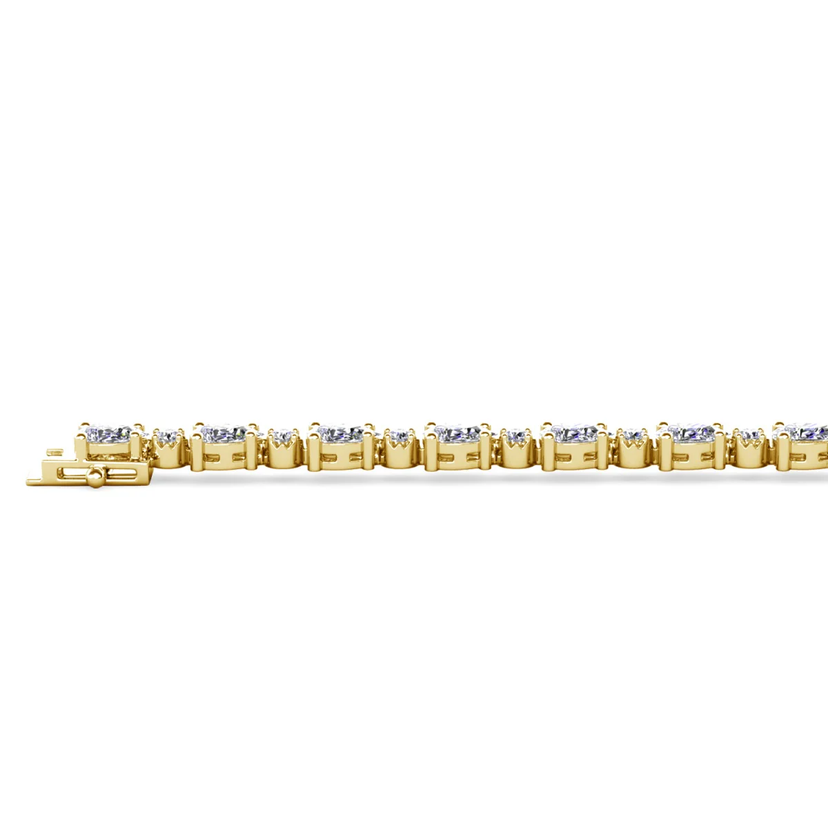 Katelynn 18k White Gold Plated Tennis Bracelet with Simulated Diamond Crystals - Image 12