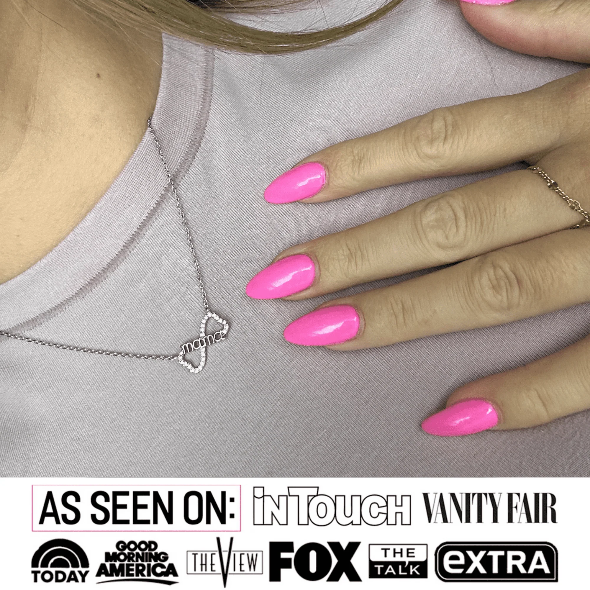 Lisa 18k White Gold Plated Infinity Necklace with Swarovski Crystals & Heartfelt Message for Mom - Image 3
