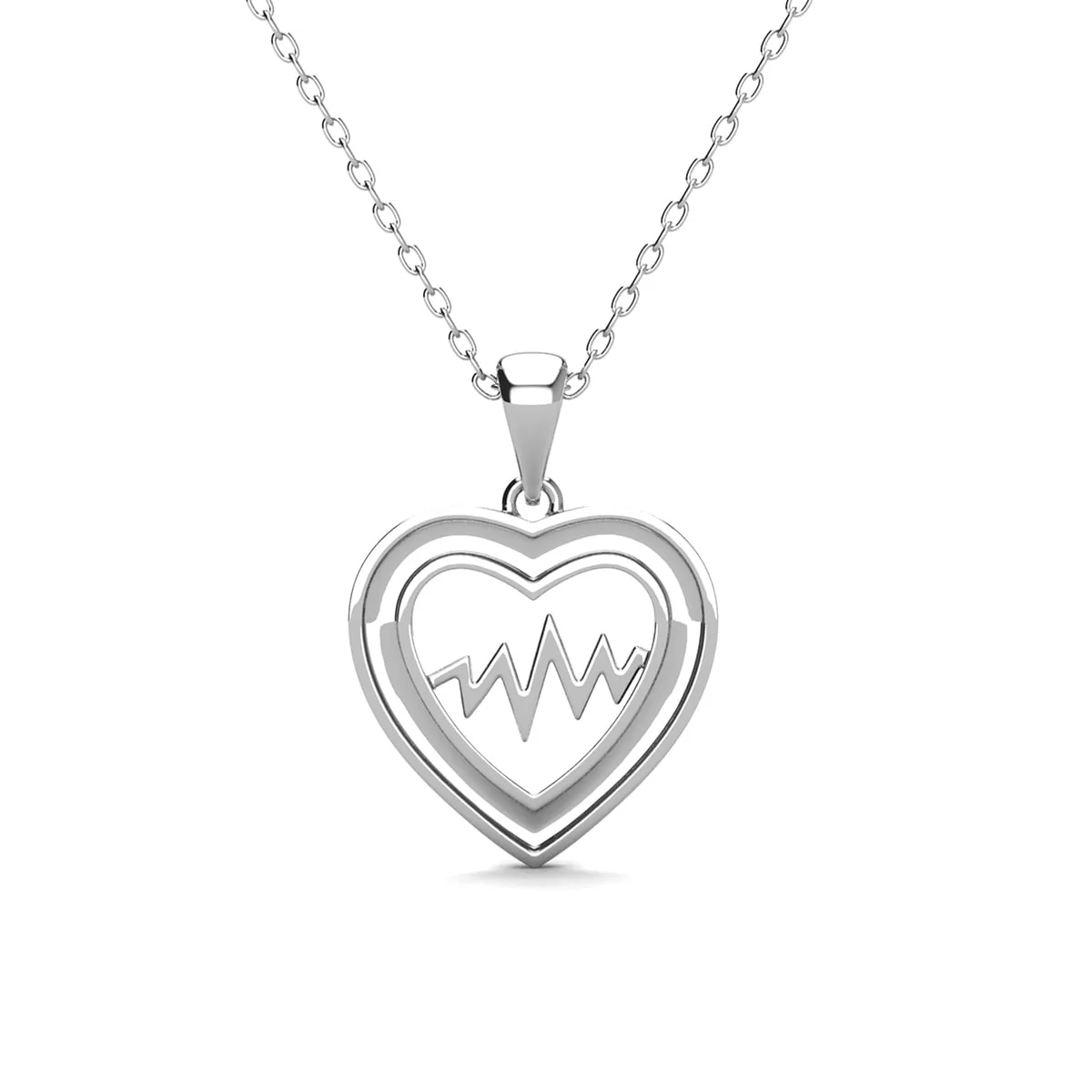 Molly 18k White Gold Plated Heart Necklace with Swarovski Crystals & Heartfelt Message for Daughter - Image 10