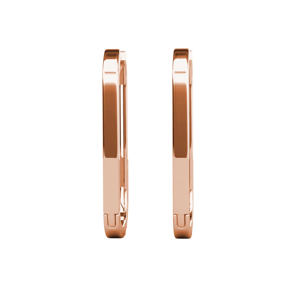 Nadia 18k White Gold Plated 24mm Hoop Earrings with Swarovski Crystals - Image 20