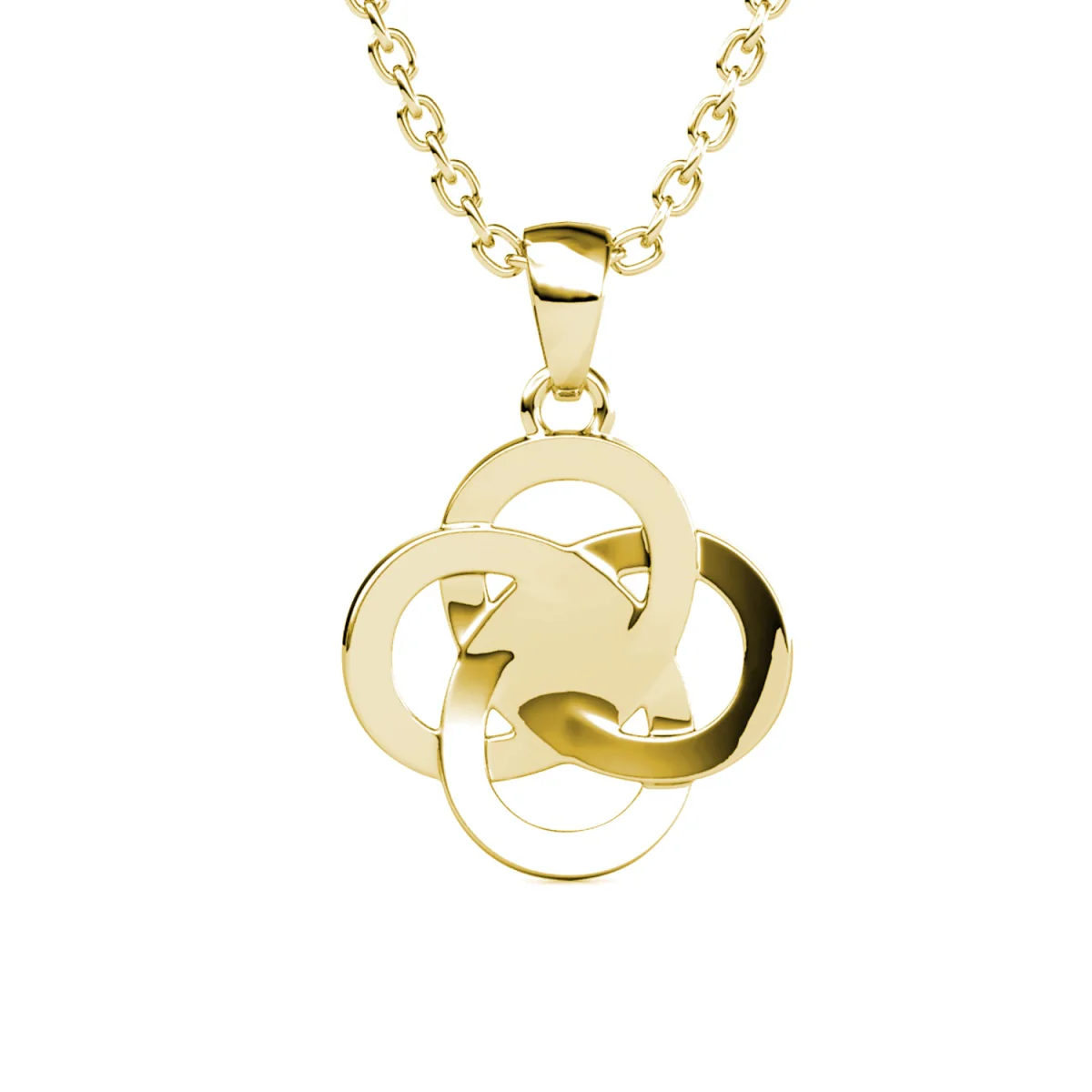 Nyssa 18k White Gold Plated Necklace with Swarovski Crystals - Image 12