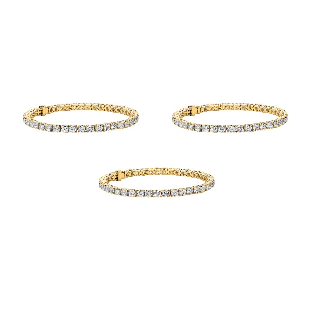 Olivia 18k White Gold Plated Tennis Bracelet with Simulated Diamond Crystals - Image 20