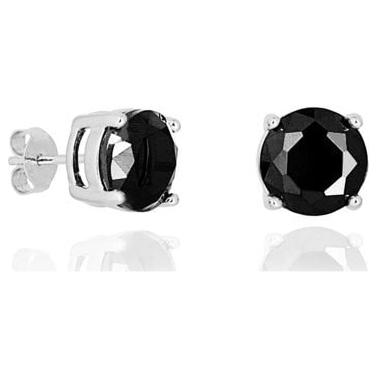 Dina, Samantha, Kali 18k White Gold Plated Earrings for Women (3 Pair Set) - Image 6